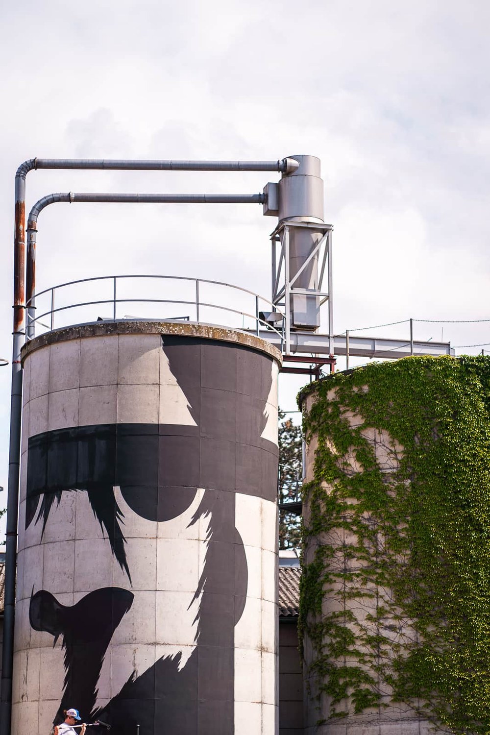 GOLIF auf den Silos